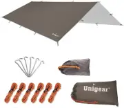 Hammock Rain Fly Waterproof Tent Tarp, UV Protection and PU 3000Mm Waterproof, L
