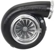 Aeroflow Boosted 106112 1.25 Vband In V-Band Outlet G57-3000 Black - AF8005-6025BLK