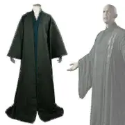 Voldemort Robe Cosplay Costume Set Adult Halloween Costume Hoodie Cape L