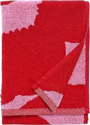 [Marimekko] 063631 331 Towel, Guest Towel, Face Towel, 11.8 x 19.7 inches (30 x 50 cm), UNIKKO Unicco Red x Pink [Parallel Import]
