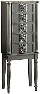 [ACME] Furniture 97168 Tammy Jewelry Armoire, Silver