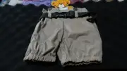 Build A Bear Workshop gray shorts with belt