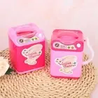 Mini Simulation Washing Machine Electric Make Up Brush Washing Machine Pink NOW