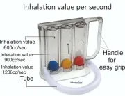 Lung Function Improvement Deep Breathing Exerciser Breath Trainer SPIROMETER AU