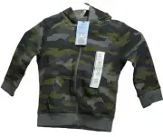 Cat & Jack camo zip up hoodie Size 2t Brand New With Tags
