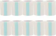 10 Rolls Transparent Medical Tape First Aid Tape Self Adhesive Surgical Tape Bandage Tape Roll for Wound, Bandage, Sensitive Skin