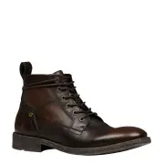 JENSEN TOBACCO LEATHER BOOTS