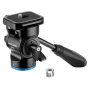 Fluid Head Pan Tilt Head with Quick Release Plate and Handle for Dslr Cameras