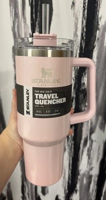 New Stanley 40oz Parfait Pearlescent Quencher Pink 2023 Target Rare Cup Tumbler