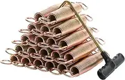 ZhenT Trampoline Springs Stainless Steel Trampoline Replacement Parts,Weather-Resistant Trampoline Accessories Kit with Trampoline Spring Tool for Skywalker, JumpKing, Upperbounce, Skybound,20 Pack