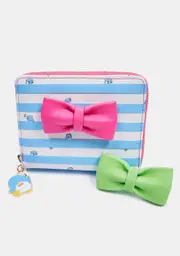 [Loungefly] Sanrio Tuxedo Sam Striped Zip Around Wallet