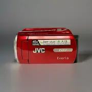 JVC Everio G Series 45X Zoom Camcorder. 80GB Hard Disk GZ-MG750 -RED Complete