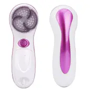 5 In 1 Electric Facial Cleansing Brush Face Massager Pore Drit Deep Cleaning Exfoliating Blackhead Remover Portable Cleaner