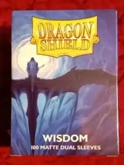 Dual Matte. Wisdom. 100 ct Dragon Shield Sleeves Standard Size. New.