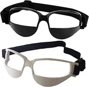 2pcs Basketball Dribbling Goggles | Adjustable Sports Dribble Specs | Basketball Training Aid Dribbling Glasses | Professional Sports Training Equipment for Youth Teenagers Men Women
