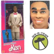 Barbie Dream Glow Ken African American Doll 1985 Mattel #2250