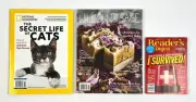 National Geographic Willow Sage Reader's Digest 2025 Magazines Set of 3