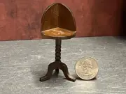 Dollhouse Miniature Corner Side End Table Walnut 1:12 C144 Dollys Gallery