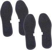 Vaguelly 2Pairs Bamboo Charcoal Insoles for Shoes Control Foot Care Insoles Cushioned Sport Shoe Accessories Black Color for Spring Summer and Autumn