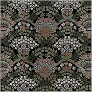 Dark Vintage Floral Wallpaper Peel and Stick Wallpaper Moody Contact Paper 17.3”×78.8” Self Adhesive Removable Wallpaper Western Renter Friendly Wallpaper for Bedroom Bathroom Cabinets Vinyl Roll