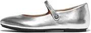 [FitFlop] Women's Delicato Crystal-Cluster Soft M/Leather Mary Janes Ballet Flat