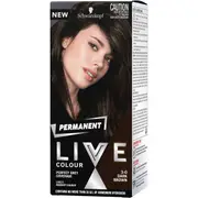 Schwarzkopf Live Colour Brown Hair Dye 3.0 Dark Brown Permanent each