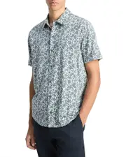 Vince Printed Button Front Shirt