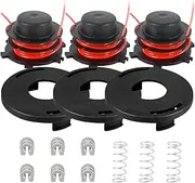Trimmer Head Rebuild Kit Fit Compatible with Stihl A-utoCut 25-2 FS44 FS55 FS55R FS56 FS70 FS70R FS76 FS80 FS80R FS83 FS85 FS85R FS87 FS87R FS90 FS91 FS91R FS94 W-eed Eater Head Parts (Set of 3)