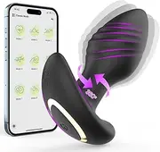 Anal Plug Sex Toys for Men - Adult Sex Toys Games Vibrators APP Control, Adult Toys Vibrating Butt Plug with 9 Vibrating Rotation Mode, Anal Toys Vibrator Mens Sex Toys Women