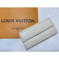 在飛比找蝦皮購物優惠-LV真品LOUIS VUITTON路易威登 米白色EPI水波