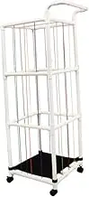 Stuffed Animal Toy Organizer Nursery Room Organizer, Movable Wheel Large Toy Storage Shelf for Bedroom Preschool Living Room, Single Handle