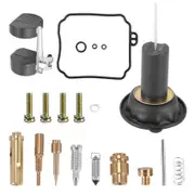 Motorcycle Carburetor Repair Kit Motorcycle Carburetor Piston Float Gasket Kit for Virago 250 XV250 black gold