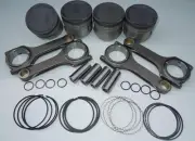 Nippon Racing Mitsubishi JDM DSM 2G 4G63T 7 Bolt Pistons Scat Rods ARP 85.75mm (for: Mitsubishi)