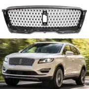 Replacement Front Bumper Grille Mesh Grill Black Fits For Lincoln MKC 2019-2023