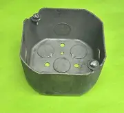 RACO 165 4" Octagon Electrical Metal Box 2-1/8" Deep 1/2" Knock Outs