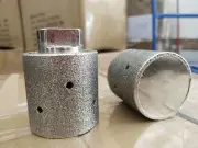 1" & 1 1/2" & 2" Diamond Zero Tolerance grinding Drum stone concrete sink arc