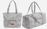 Vera Bradley Collegiate Vera Tote Bag Gray OSU + Lg Duffel (New & Sealed) $245