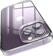 [elago] Hybrid Clear Case Compatible with iPhone 14 Pro Max Case (6.7"), PC + TPU Hybrid Technology, Reduced Yellowing, Crystal Clear, Shockproof Bumper Cover, Full Body Protection (Transparent)