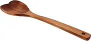 Zerodeko Elegant Heart Design Wood Spoon Cooking Serving Utensil Kitchen Wooden Scoop Portable Food Spoon