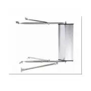 K-Source H3641 Side Mirror Towing Flat 6.5 in. x 16 in. Polished Stainless