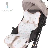 在飛比找momo購物網優惠-【L.A. Baby】多功能3D涼感推車汽座餐椅座墊-加長型