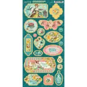 Graphic 45 - Ephemera Queen - Chipboard Die-cuts