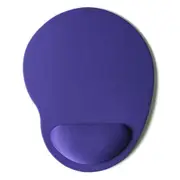 4 Pcs Computer Mouse Pad Solid Wrist Protection Anti-Slip Pad Purple