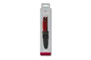 Victorinox Venture Knife with Sheath and Belt Carry Loop - Red