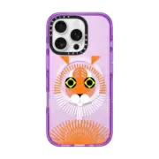 iPhone 16 Pro Impact Case MagSafe Compatible Simple Tiger - 01