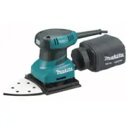 Makita 200W Dustless Triangular Finishing Sander with 6 Sanding Papers - BO4565K