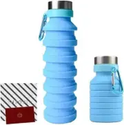 Collapsible Water Bottle & Coffee Cup 2-in-1 Compact [Fits in Small Bag]