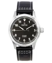 RATIO Skysurfer Pilot Black Textured Dial Automatic RTS303 200M Mens Watch