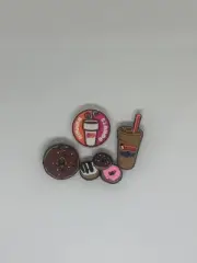 4x Dunkin Donuts Jibbitz For Croc