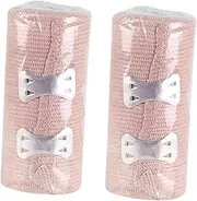 BESPORTBLE Elastic Compression Bandage Set Sports Wrap Band for Arm Leg Breathable 10cm x 4.5m for Wrist Ankle Knees Support